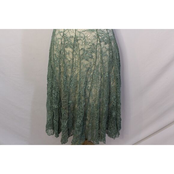 Elana Kattan Sage Lace "Nude" slip dress NWT Small - Picture 4 of 9